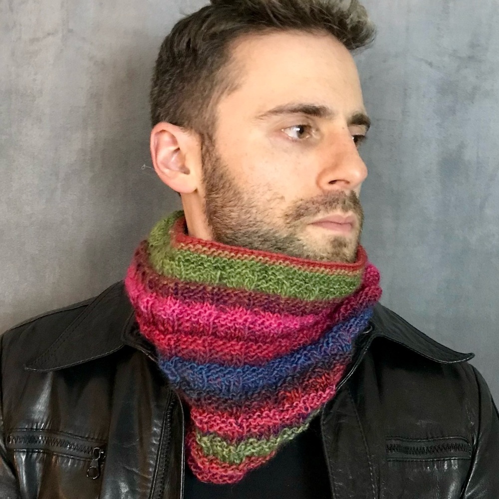 Handmade Neck Warmer Cowl for Men & Women (K17-2H) New Without Tags